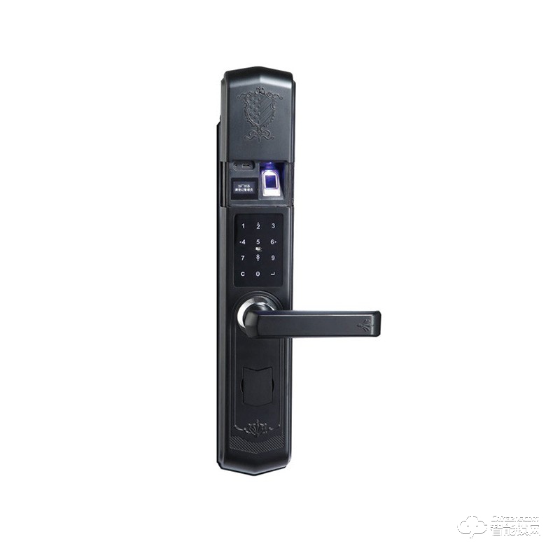 粵奇勝智能鎖 時尚小滑蓋防盜門電子門鎖