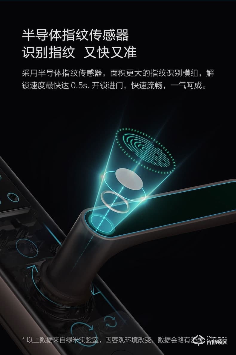綠米智能鎖 HL家用防盜指紋電子智能門鎖
