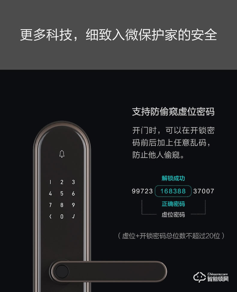 綠米智能鎖 HL家用防盜指紋電子智能門鎖