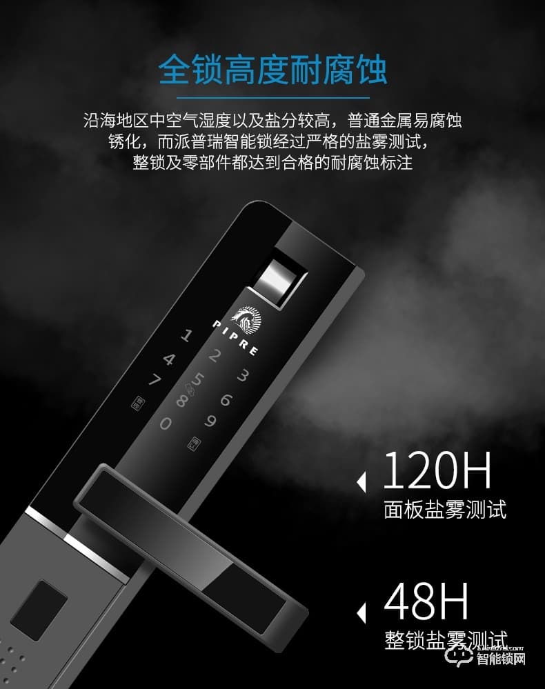派普瑞智能鎖 Q1防盜門(mén)家用密碼鎖刷卡鎖