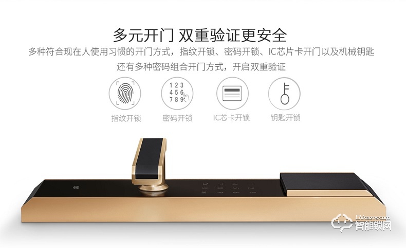 斑點貓智能鎖 W200物聯網指紋鎖家用防盜門鎖