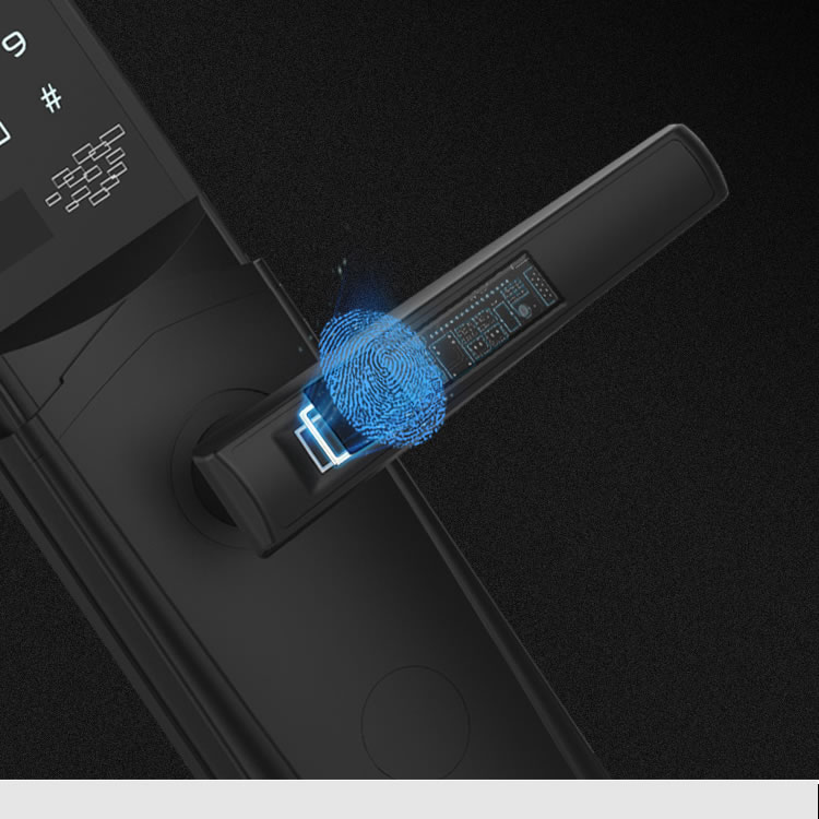 凱恩斯智能鎖 S8自動滑蓋指紋密碼智能鎖