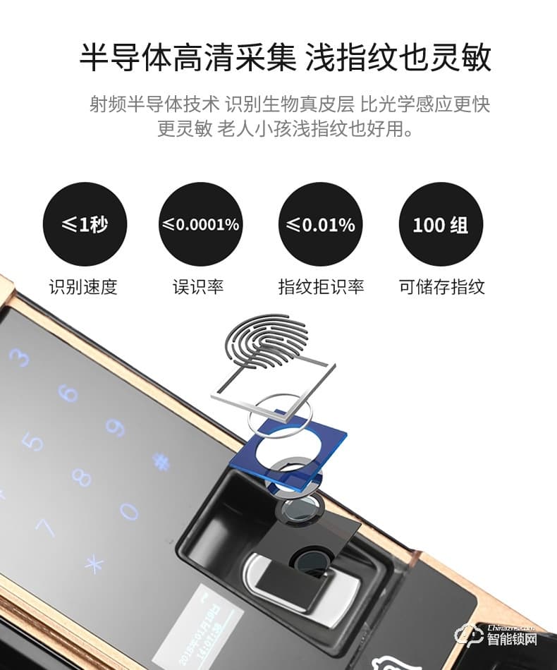 德典智能鎖 全自動智能鎖指紋鎖密碼鎖