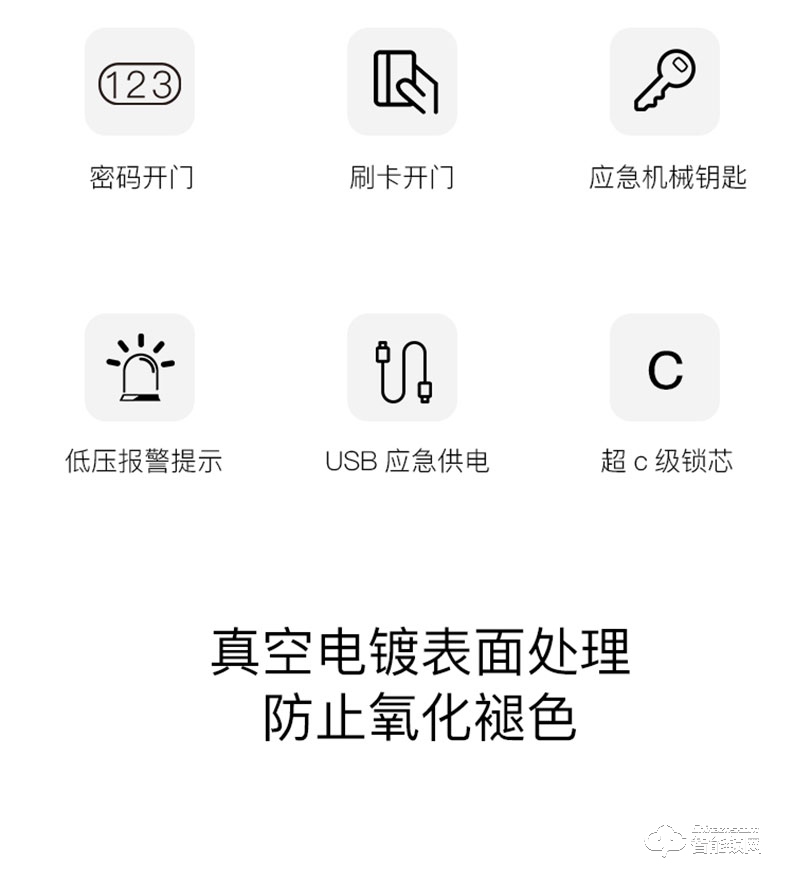 德典智能鎖 DM918室內(nèi)木門密碼鎖刷卡鎖