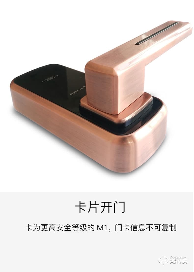 德典智能鎖 DM918室內(nèi)木門密碼鎖刷卡鎖