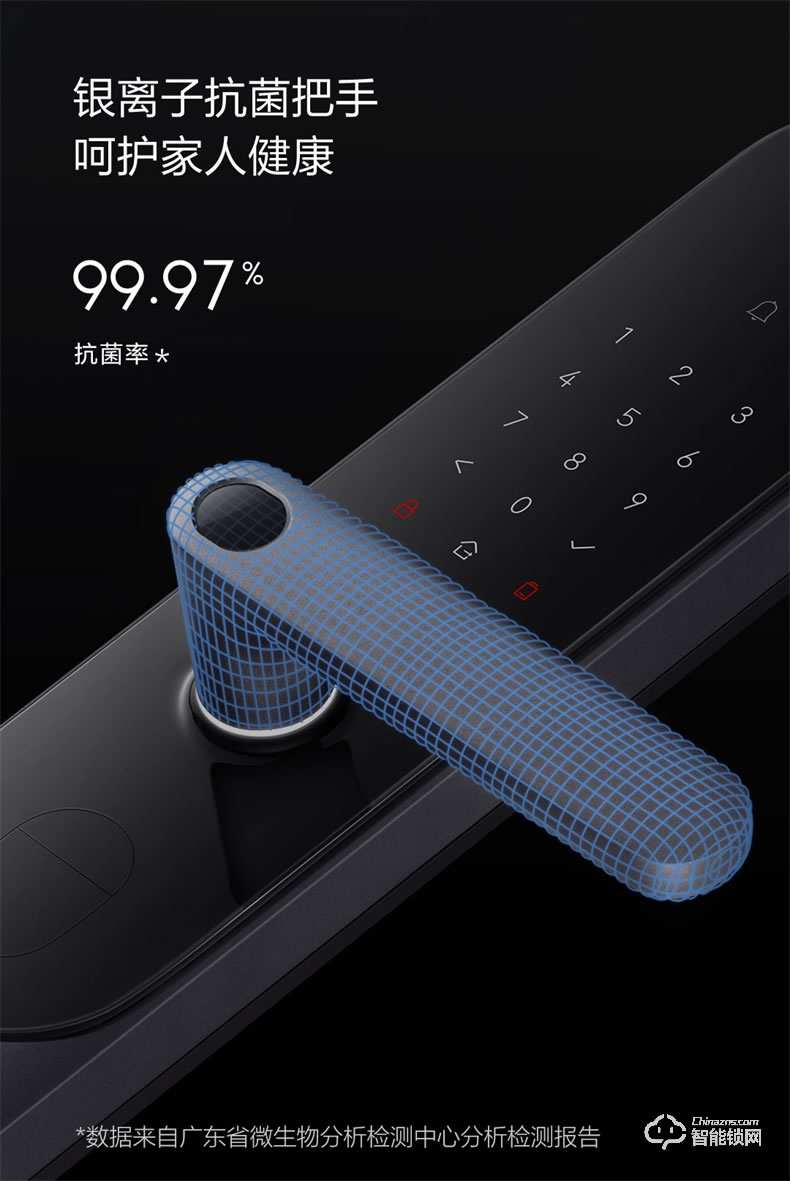 綠米智能鎖 P100家用防盜智能攝像頭門(mén)鎖