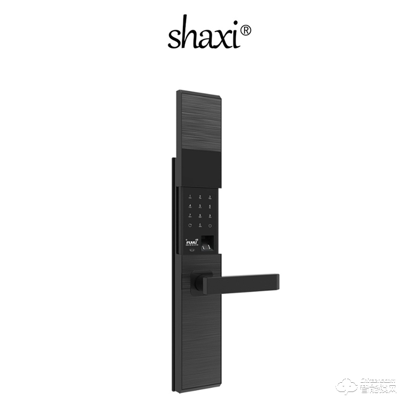 巧之力智能鎖 QZL-13自動滑蓋指紋解鎖門鎖