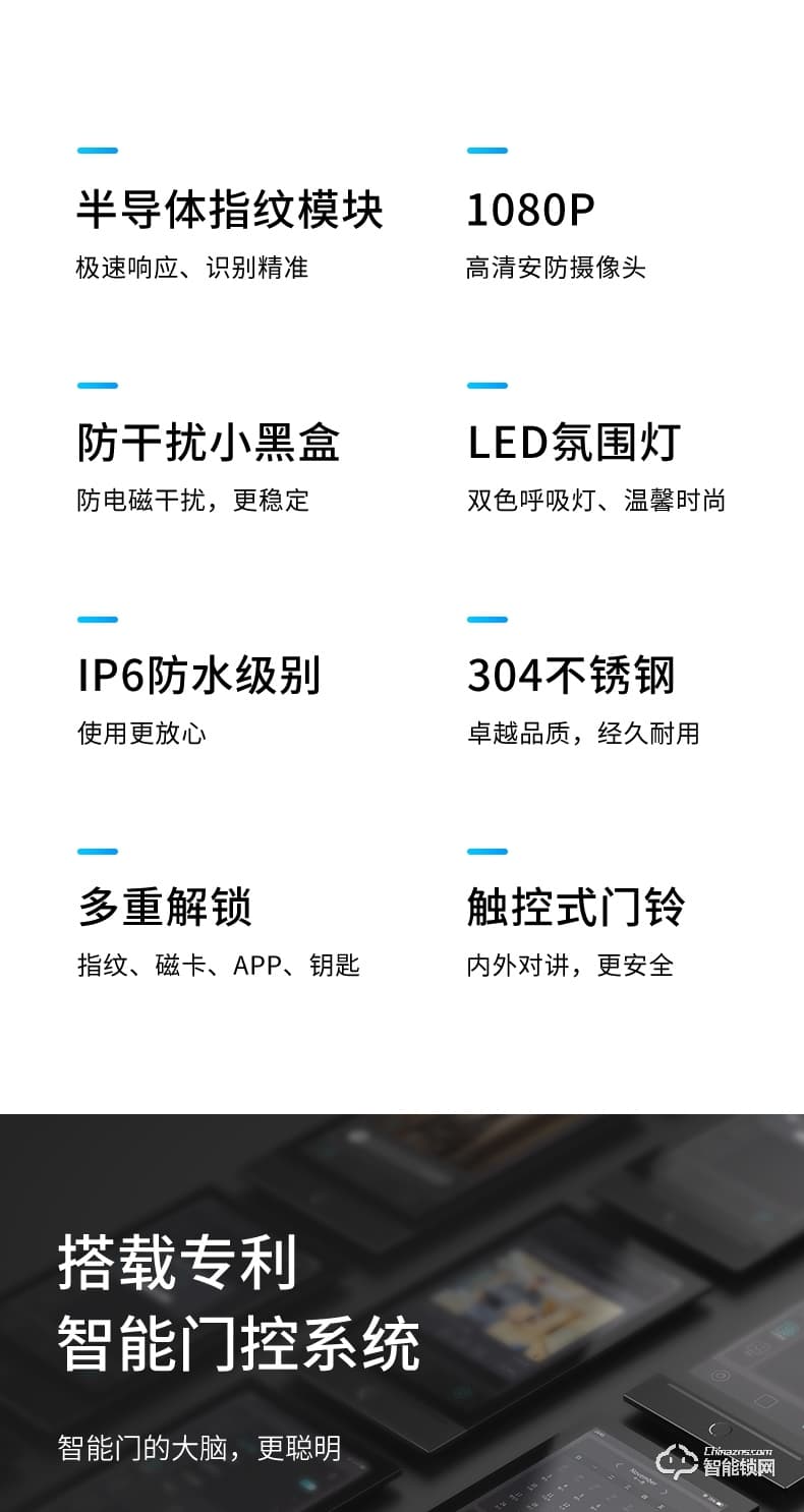 菲馬仕智能門 A500M1智能門家用仿巖板入戶門