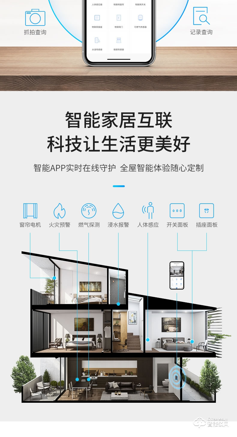 菲馬仕智能門 A500M1智能門家用仿巖板入戶門