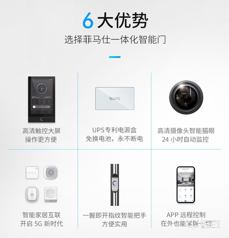 菲馬仕智能門 A100P1智能防盜門家用入戶門