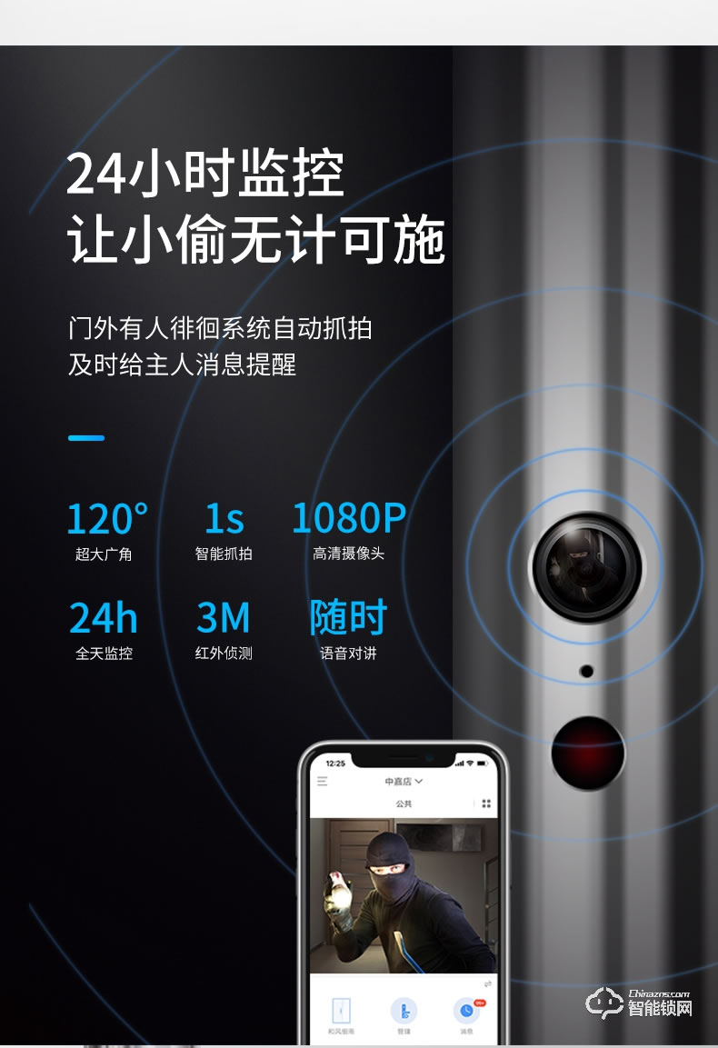 菲馬仕智能門 A100P1智能防盜門家用入戶門