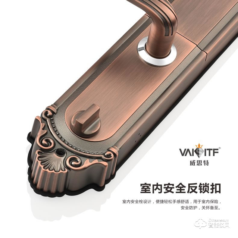 威思特智能鎖 P10豪華別墅大拉手智能指紋鎖