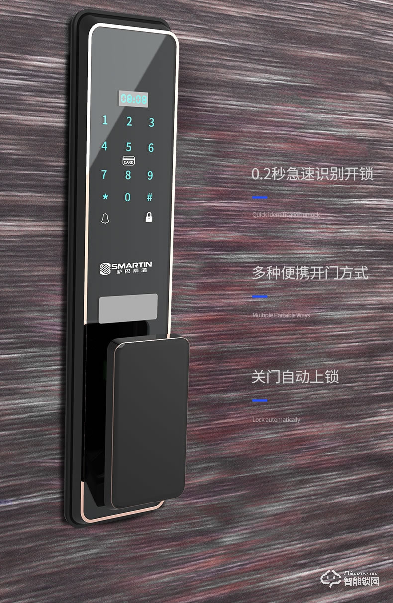 雅安泰智能門 智能入戶門子母門