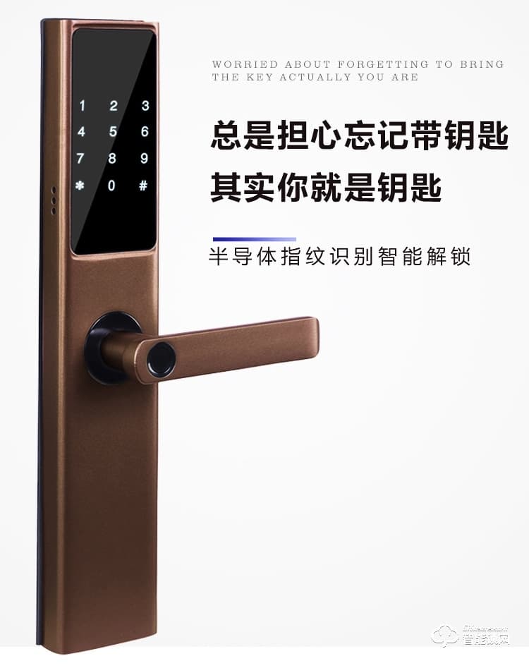 巨石智慧智能鎖 Z2B公寓酒店木門防盜門鎖