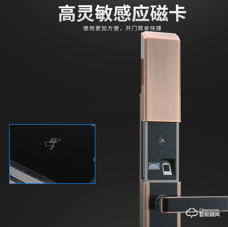 獅柯裝甲鎖 HD03家用電子防盜門(mén)指紋鎖