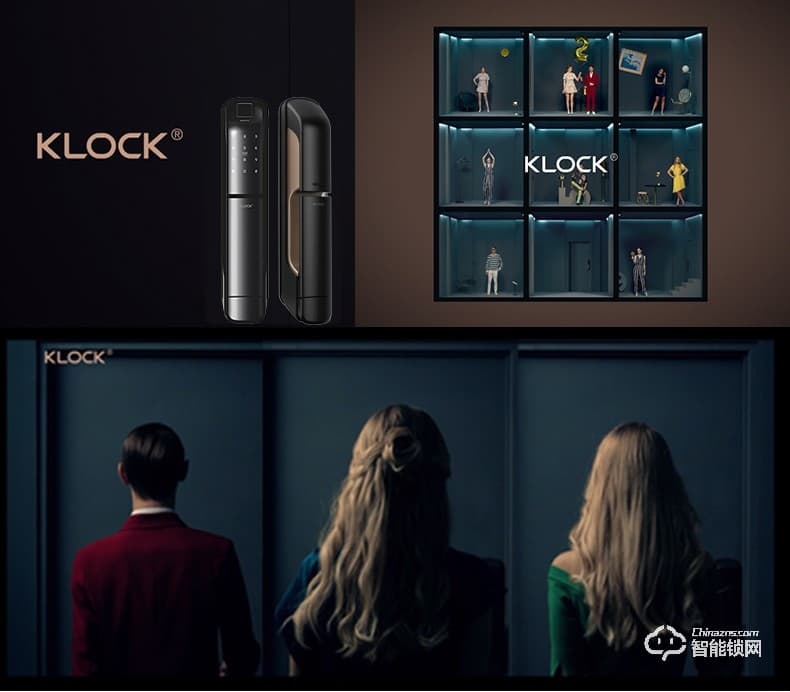 KLOCK智能鎖 一諾KLOCK700物聯網全自動推拉式智能門鎖