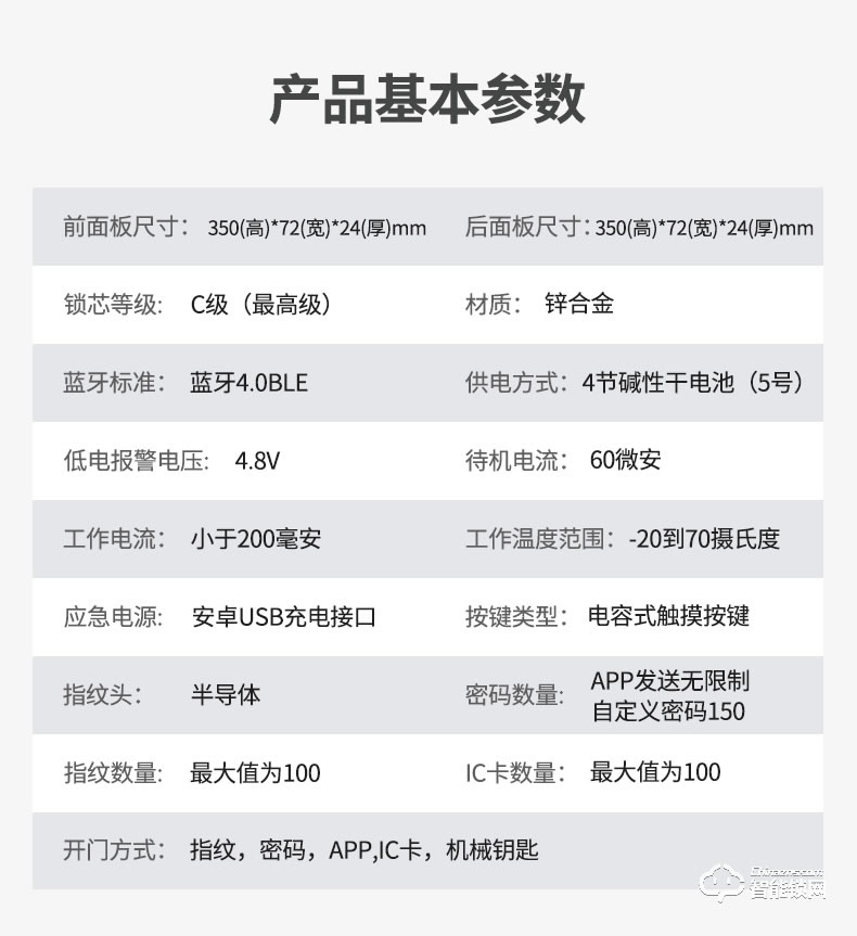 宅邦智能鎖 3pro家用指紋密碼磁卡鎖