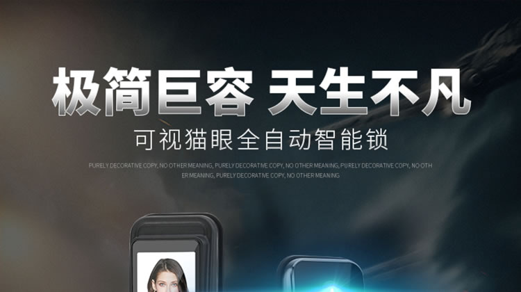 芯億迪智能鎖 全自動人臉識別智能鎖