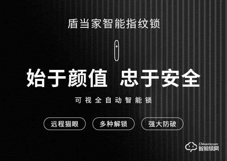 盾當家智能鎖 P10家用可視智能門鎖密碼鎖