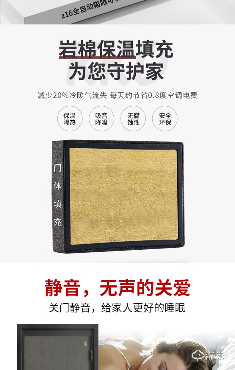 三得利智能門 SDL-BH01安全門進戶門單門家用智能門