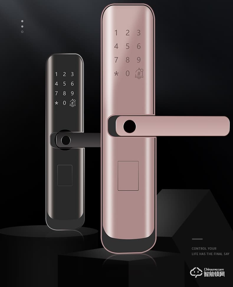 淺指智能鎖 SL-PX5可遠程防貓眼密碼鎖智能門鎖