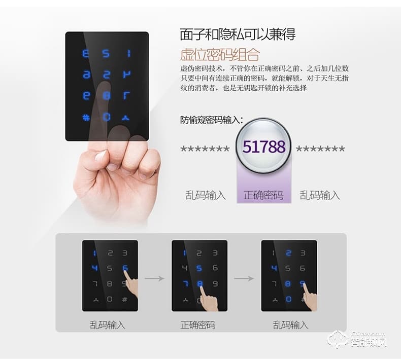 智普利智能鎖 D5家用防盜門密碼鎖