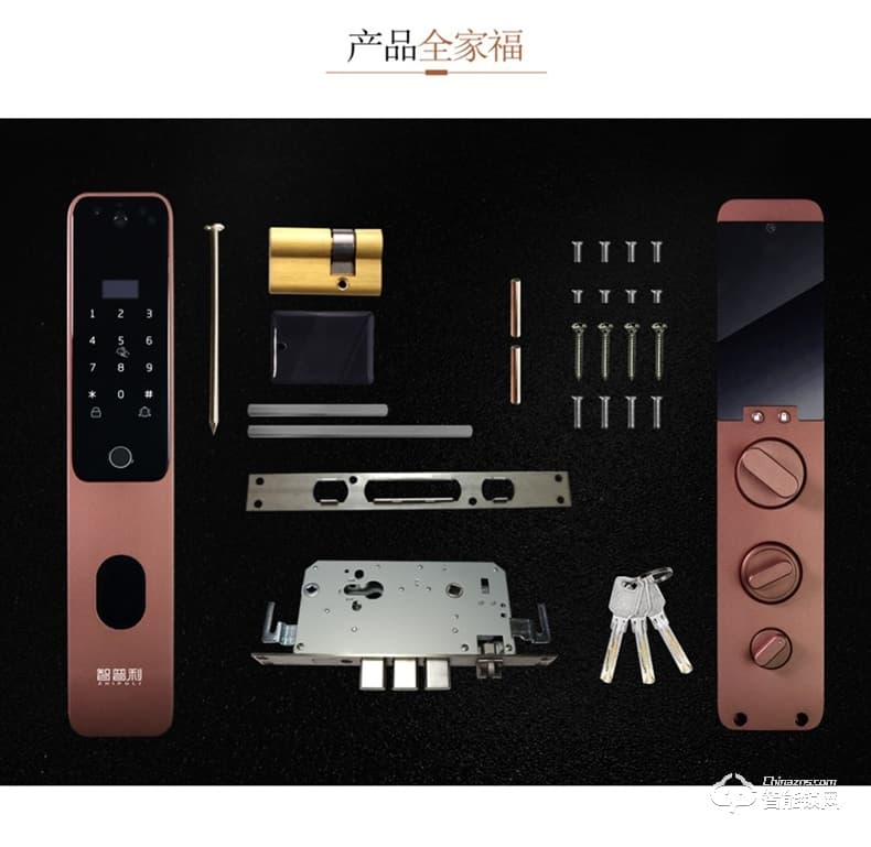 智普利智能鎖 D5家用防盜門密碼鎖