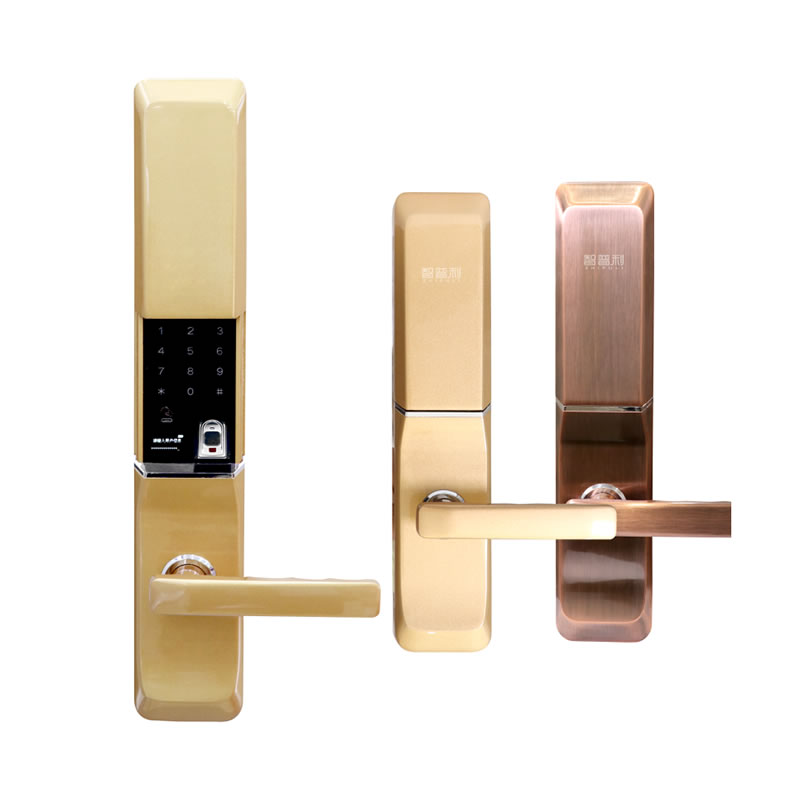 智普利智能鎖 H1自動滑蓋家用防盜門大門鎖