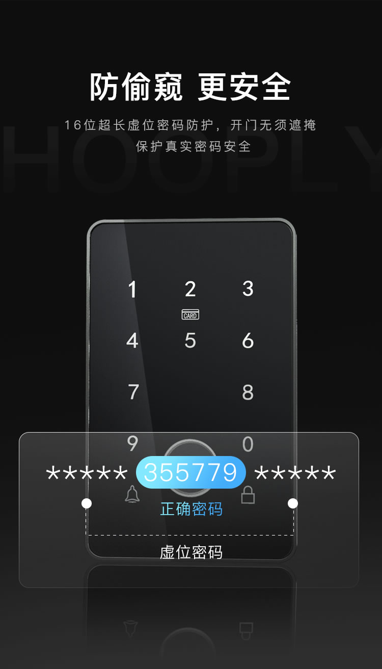 鴻利智能鎖 A36家用防盜門智能鎖