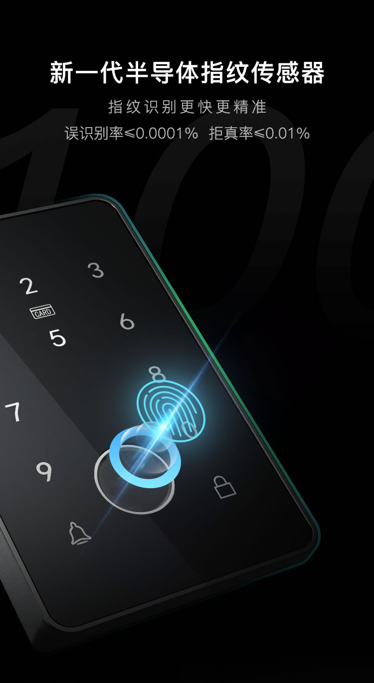 鴻利智能鎖 A36家用防盜門智能鎖