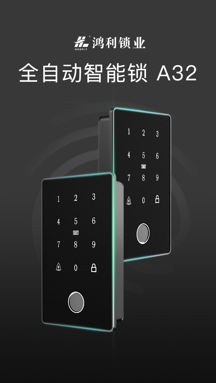 鴻利智能鎖 A33全自動智能門鎖
