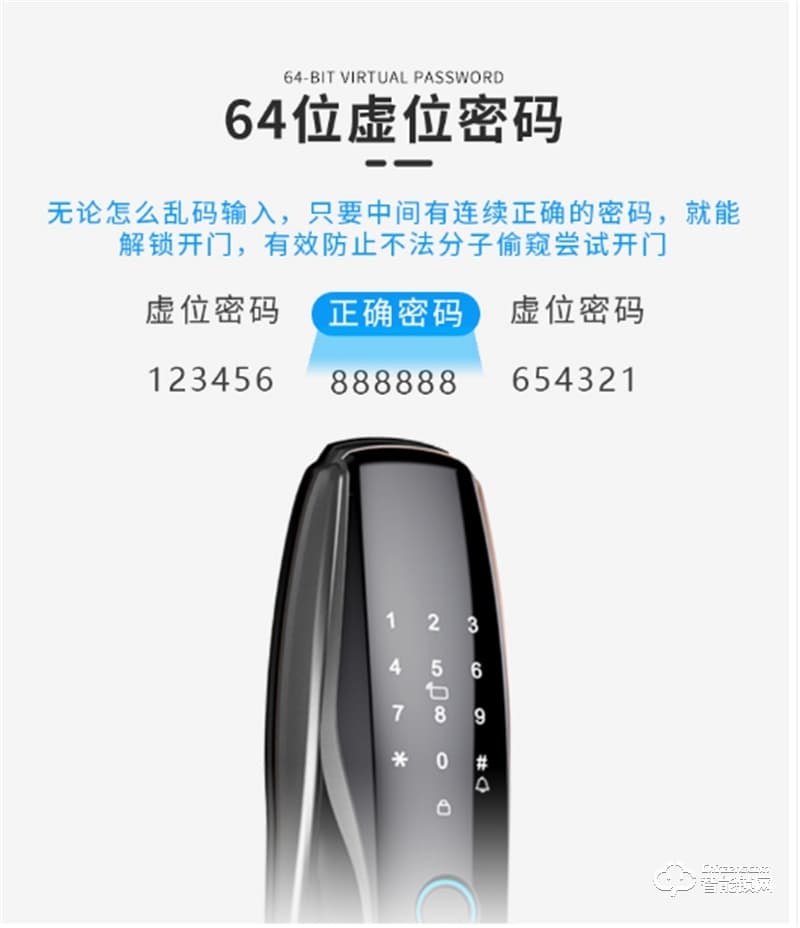 核奕智能鎖 E261家用防盜門(mén)全自動(dòng)電子密碼鎖