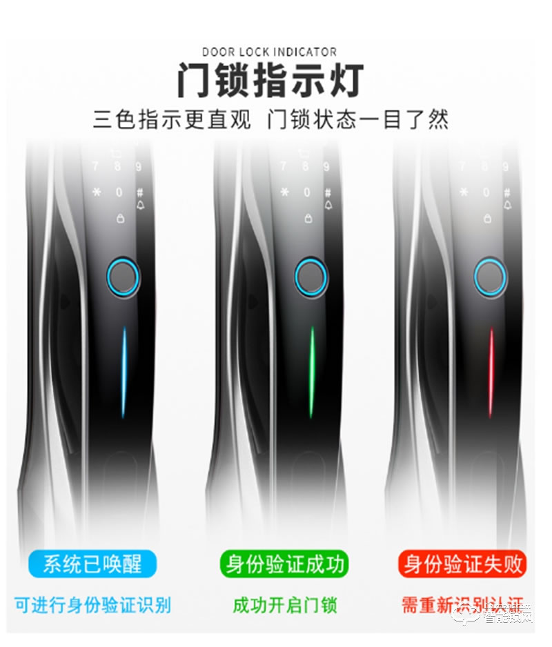 核奕智能鎖 E261家用防盜門(mén)全自動(dòng)電子密碼鎖