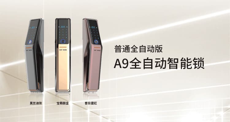 東港智能鎖 A9全自動智能指紋密碼鎖