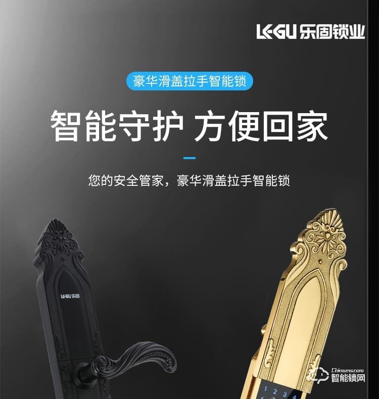 樂固智能鎖 F2大拉手豪華別墅式智能鎖