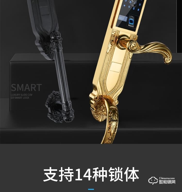 樂固智能鎖 F2大拉手豪華別墅式智能鎖