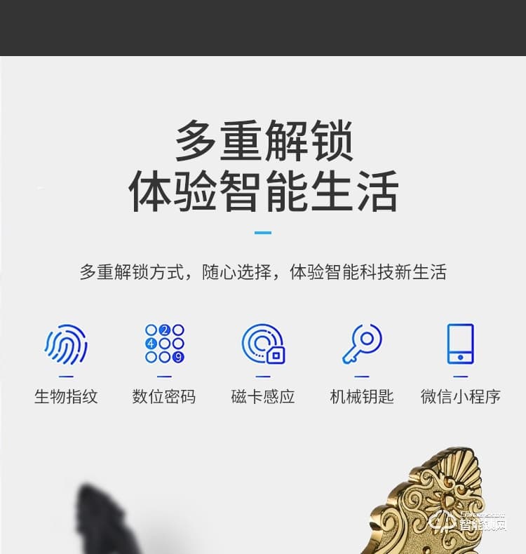 樂固智能鎖 F2大拉手豪華別墅式智能鎖