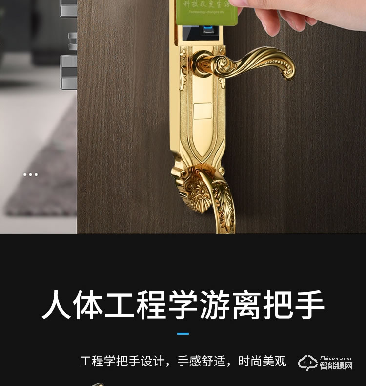 樂固智能鎖 F2大拉手豪華別墅式智能鎖