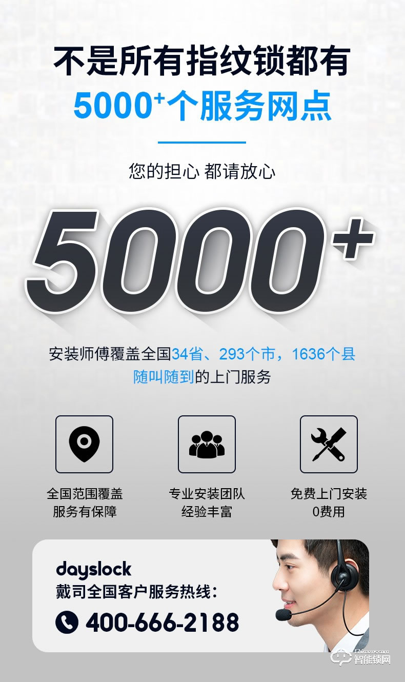 戴司智能鎖 D1/D1-V可視貓眼智能鎖家用防盜門鎖