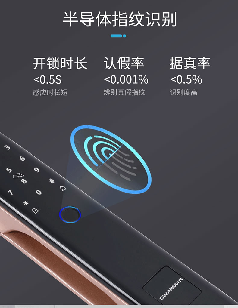 迪華曼智能鎖 家用防盜門全自動密碼鎖