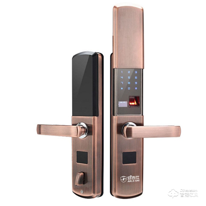 安吉仕智能鎖 AJS-020防盜自動滑蓋大門鎖