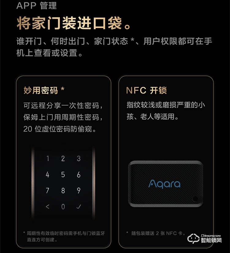 綠米智能鎖 H100全自動推拉式智能貓眼鎖