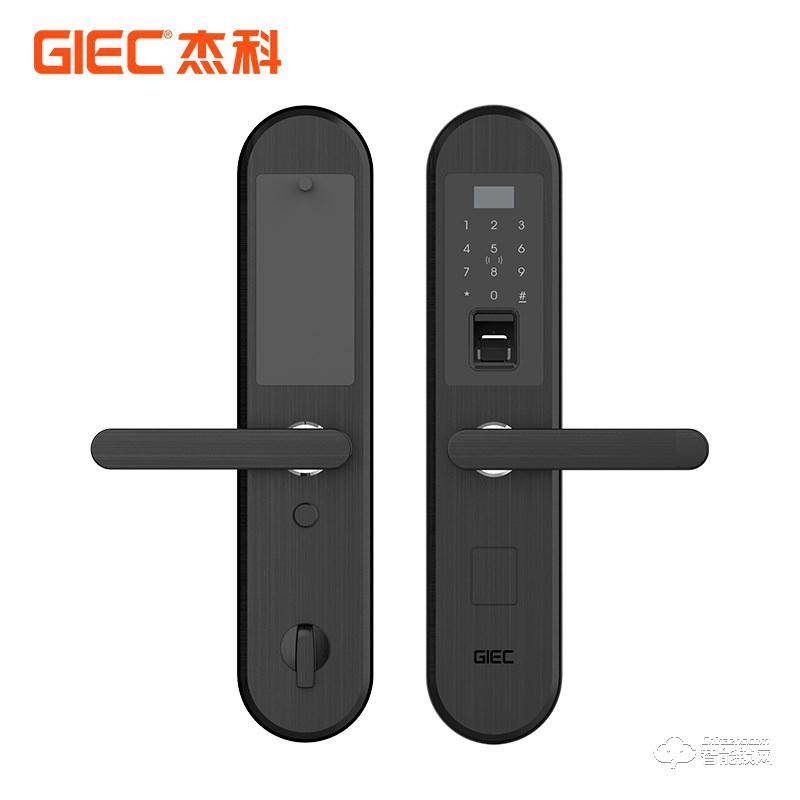 杰科智能鎖 家用防盜門密碼鎖智能門鎖