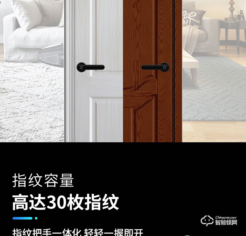 朗順智能鎖 LS-602室內木門鎖