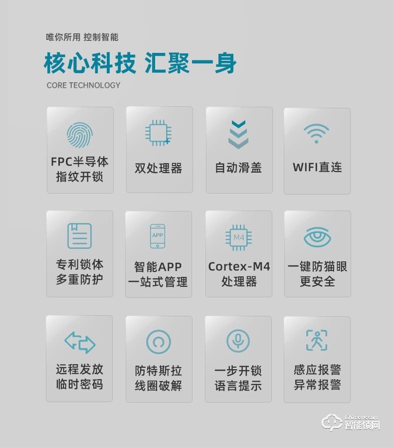 琨山通用智能鎖 D6滑蓋家用防盜門電子密碼鎖