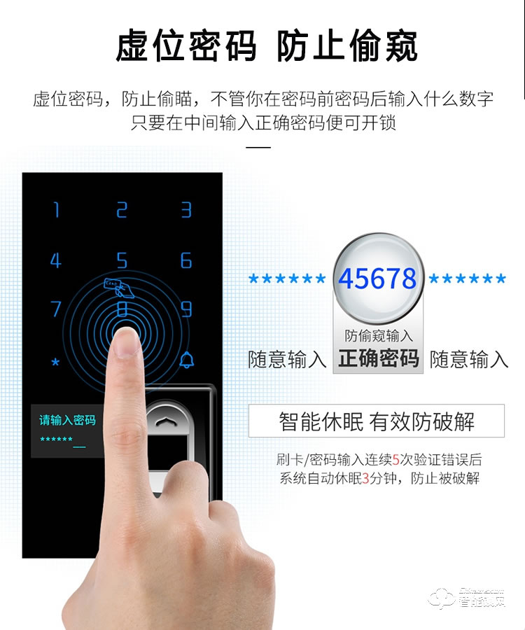 依蒙智能鎖 X2別墅雙開門指紋鎖歐式鎖