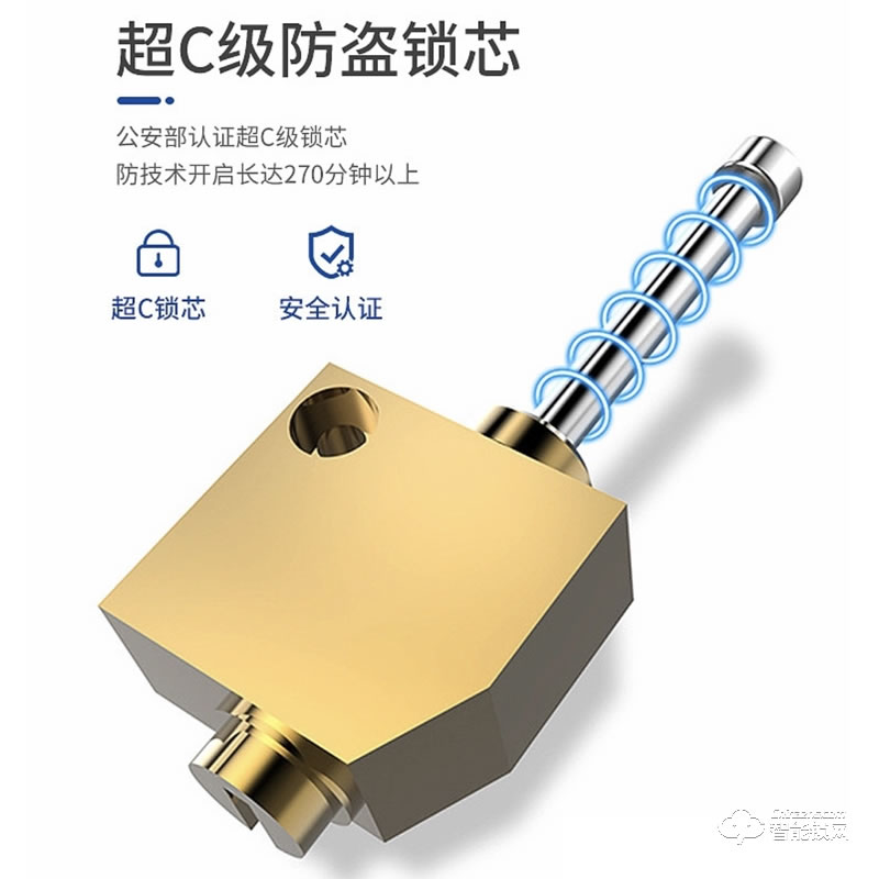 宏裕智能鎖 王者一號全自動家用防盜門指紋密碼鎖