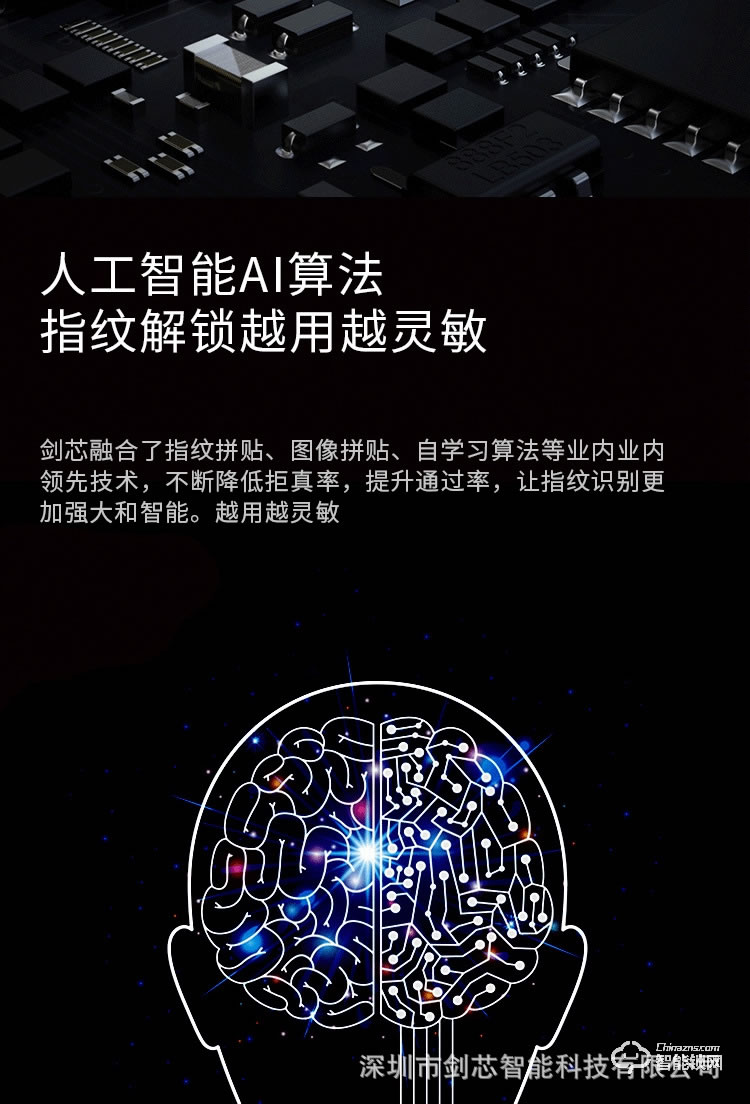 劍芯智能鎖 JX01-1家用鋁合金智能密碼鎖