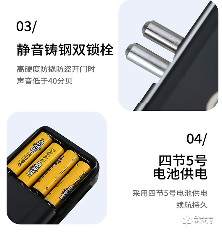 易麟智能鎖 B01辦公室玻璃門指紋鎖