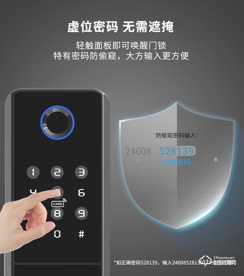 易麟智能鎖 公寓防盜木門牛頭鎖